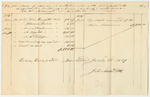 Account of John W. Smith, Agent Relating to Building Fence Around the State Arsenal