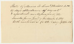 Bill for Samuel Haines, as Messenger of the Senate