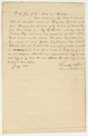 Letter from Timothy Walker and Samuel Breffum Regarding the Election of Brigadier General in the Second Brigade Second Division