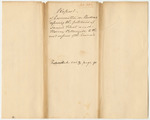 Report of the Committee on Pardons Referrng the Petitions of Daniel Flint and Harvery Pettengill to the Next Session of the Council