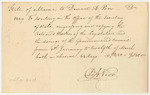 Account of Daniel A. Poor, for Services as Engrossing Clerk in the Office of the Secretary of State