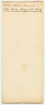 Bill of Whole Amounts, Court of Common Pleas, Lincoln County, August Term 1829