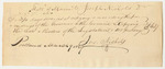 Account of Joseph Nichols, for Services as Engrossing Clerk in the Office of the Secretary of State