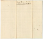Account of Samuel Sevey, Underkeeper of the Gaol in Wiscasset in Lincoln County, for the Support of Persons Therein Confined on Charges or Convictions Against the State, from January 14th to May 12th 1829