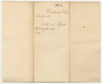Bill of Costs, State of Maine v. Alfred, Court of Common Pleas at York, May Term 1828