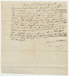 Letter from Deacon Sockbason to the Governor and Council, in Relation to the Account of Peter Goulding, Agent for the Passamaquoddy Tribe of Indians