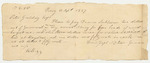 Vouchers from the Account of Peter Goulding, Agent for the Passamaquoddy Tribe of Indians, for the Years 1828 and 1829