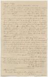 Memorandum on the Account of the Treasurer of Hancock County