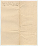Copy of Receipt from Treasurer of State to Robert C. Vose, Clerk of the Judicial Courts in Kennebec