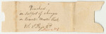 Vouchers for Sheet No. 1 of the Account of Samuel Cony, Esq., Acting Quartermaster General