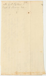 M. & A. Patten's Bill for Stationary to Edward Russell