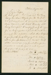Governor John Attean, Lieutenant Governor John Neptune, and captains of the Penobscot Nation request money for travel