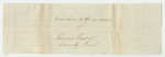 Vouchers to the Account of Thomas Todd, Treasurer of Cumberland County: Bills of Cost at the Supreme Judicial Court in the November Term of 1833 and at the Court of Common Pleas in the October Term of 1833