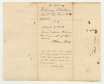 Order That the Treasury Pay William Blake for Apprehending and Prosecuting Edward D. Baldwin at the Court of Common Pleas in York County