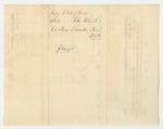 Bills of Cost at the Court of Common Pleas in Kennebec County, December Term 1833
