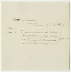 Account of Francis O.J. Smith for Taking Depositions in Relation to the Difficulties in Madawaska