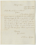 Communication from S.G. Ladd, Relating to the Schedule of Property in His Possession