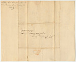 Letter from Colonel Joshua Carpenter to Nehemiah Pierce, in Relation to Tools for the Mattanawcook Road