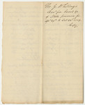 Copy of the Account of Thomas J. Whiting, Keeper of the State Gaol in the County of Hancock, of Expenses and Charges Incured for Supporting Prisoners Therein, Committed Upon Charge or Conviction of Crime Against the State