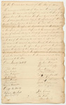 Petition of the Inhabitants of Orono for the Appointment of Thomas Bartlet as Agent of the Penobscot Tribe of Indians