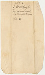 Vouchers from the Accounts of Joshua Chamberlain, Agent of the Passamaquoddy Indians, for 1828