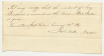 Certificate of Joel Miller, Warden of the State Prison, on the Conduct of Ivory Goodwin in Prison