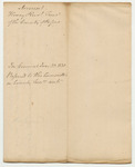 Account of Henry Rust, Esq., Treasurer of Oxford County