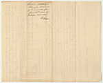 Account of Sewall Watson, Keeper of the State Gaol in Castine in the County of Hancock, for the Support of Persons Confined Therein on Charges or Conviction of Crimes and Offences Against the State, from June 26th to October 21st 1830