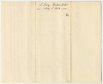 Account of Samuel Sevey, Underkeeper in the Gaol in Wiscasset in the County of Lincoln, for the Support of Persons Therein Confined on Charges or Conviction of Crimes and Offences Against the State, May Term 1831