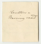 Receipts from the Account of Israel Heald, Agent of the Baring and Houlton Road
