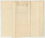 Certificate of Fines and Bills of Cost Accruing to the State of Maine at the Court of Common Pleas in Washington County, March Term 1832