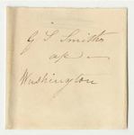 George S. Smith's Account as Treasurer of Washington County