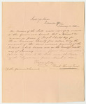 Request for a Warrant in Favor of Joseph S. Cabot, for Interest on His Loan to the State
