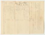 General Bill of Cost at the Court of Common Pleas in Kennebec County, December Term 1832