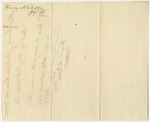 Henry F. McMale's Bill for Stationary