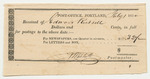 Portland Post-Office's Bill for Edward Russell