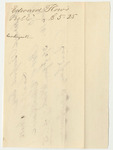 Edward Howe's Bill for Green Cloth