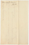 Thomas N. Paine's Bill for Rain Water to the State House