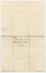 Account of Israel Chadbourne, Under Keeper of the State's Gaol in Alfred in the County of York, of the Expenses Incurred for Supporting Persons Therein Committed Upon Charge or Conviction of Crimes and Offences Against the State, Chargeable to the State at One Dollar Per Week, from May 21st to October 8th 1833