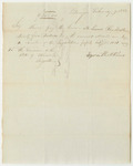 Ezra Hutchin's Bill for Samuel Ramsdell