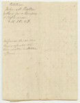 Petition of John M. Wolton and Others for a Company of Riflemen 3R.1B.8D.