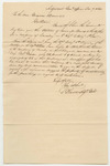 Letter from S.G. Ladd, Adjutant General, to the Governor and Council, in Relation to the Petition of Isaac M. Woods and Others for a Company of Cavlry in the 3rd Regiment 2nd Brigade 8th Division