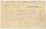 Samuel Colman's Bill for Gallison's Reports and Manford's Reports