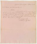 Communication from S.G. Ladd, Enclosing the Accounts of Francis O.J. Smith and Messrs. Todd and Holden
