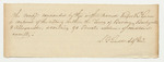 S.G. Ladd's Note on the Company Commanded by Rufus K. Lane