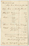 Bills of Costs at the Supreme Judicial Court in Cumberland County, May Term 1832