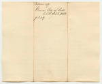 General Bill of Costs at the Court of Common Pleas in York County, February Term 1832