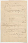 Bill of Costs at the Court of Common Pleas in Hancock County, October Term 1830