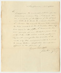 Communication from John Farr, Brig. Gen. of the 5th Division, Disapproving of the Petition of the Officers and Privates of Company in Harrison To Be Added to the 3rd Regiment 2nd Brigade 6th Division