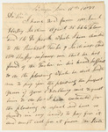 Communication from Mark Trafton, Agent of the Penobscot Tribe of Indians, Requesting That He May Be Authorized To Receive Funds from Samuel F. Hussey To Pay for Ploughing